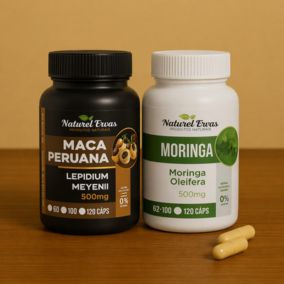 Kit Moringa e Maca Peruana