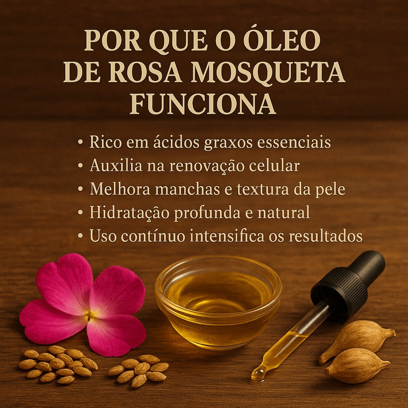 Óleo de Rosa Mosqueta em Gotas