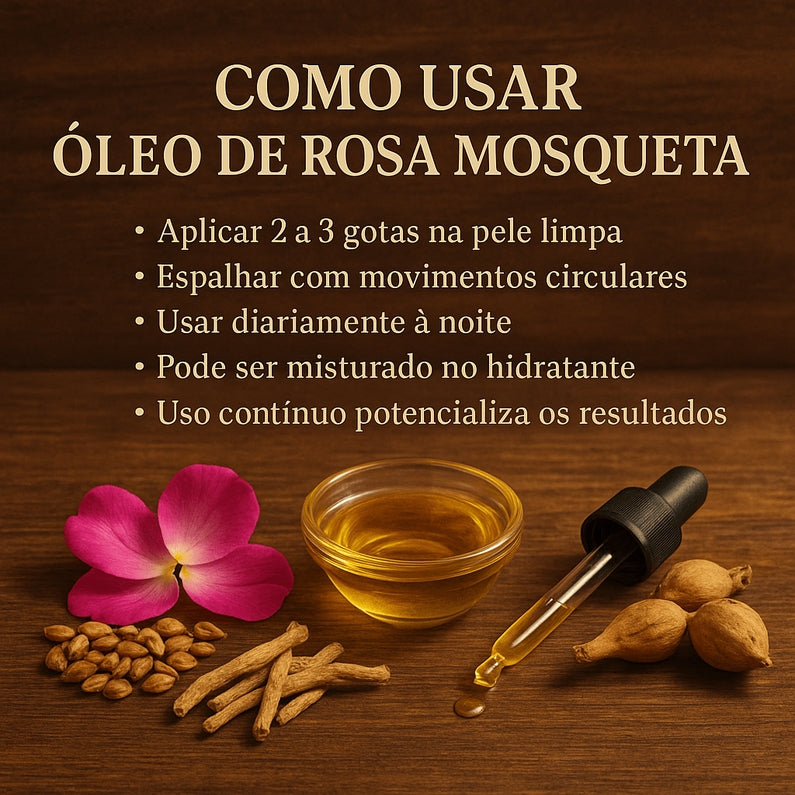 Óleo de Rosa Mosqueta em Gotas