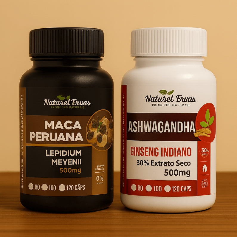 Kit Maca Peruana + Ashwagandha