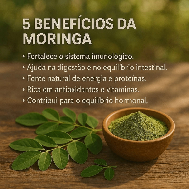 Moringa, Tribullus, Maca Peruana, Ashwagandha - 4 em 1