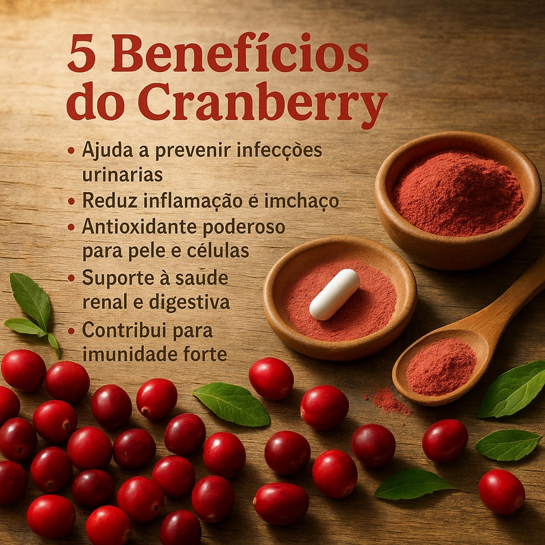 Cranberry em cápsulas