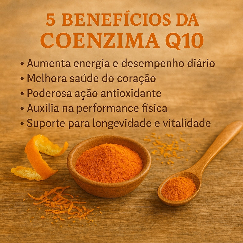Coenzima Q10 em cápsulas
