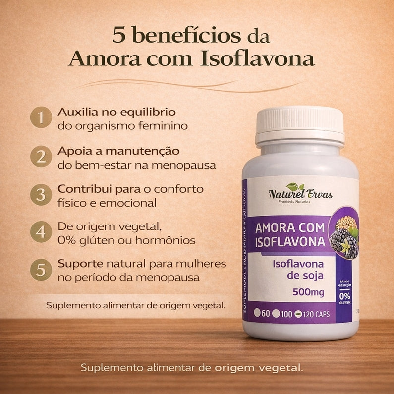 Amora com Isoflavona