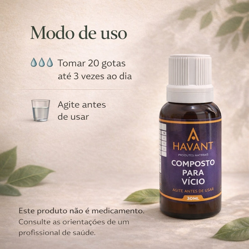 Composto para Vício em Gotas