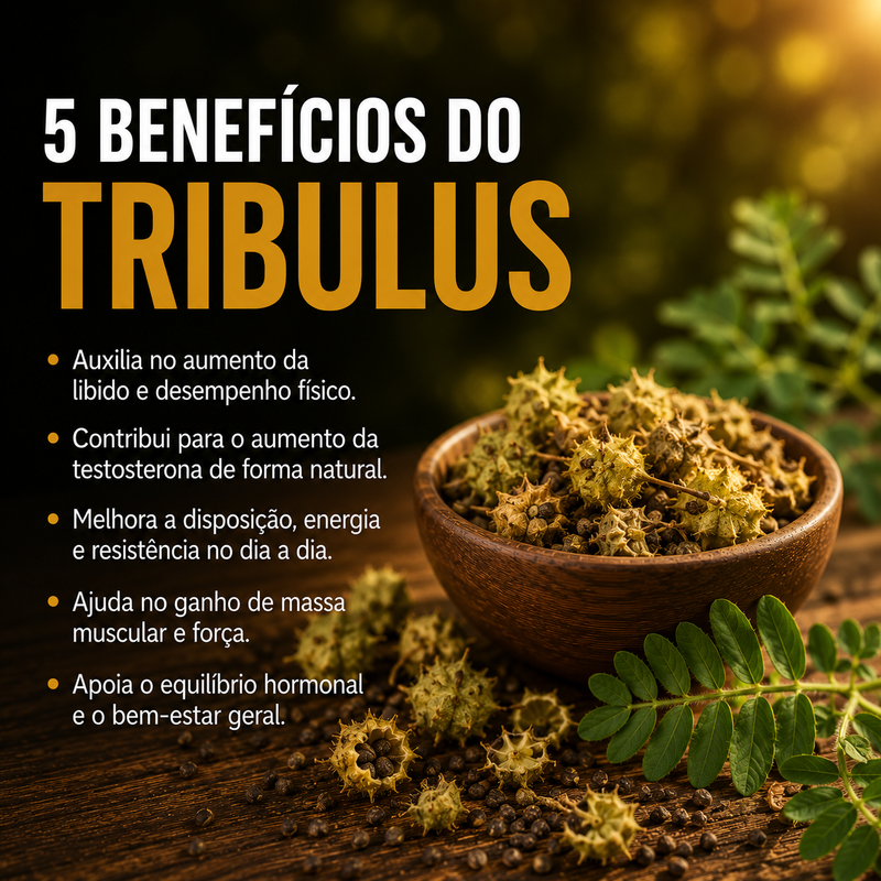Moringa, Tribullus, Maca Peruana, Ashwagandha - 4 em 1