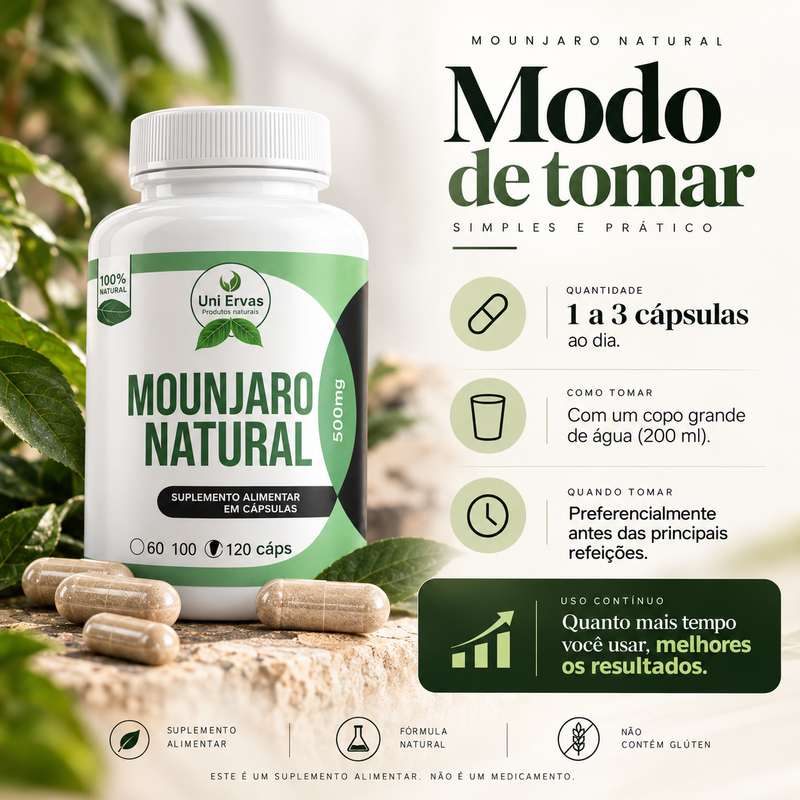 Mounjaro Natural – 120 Cápsulas