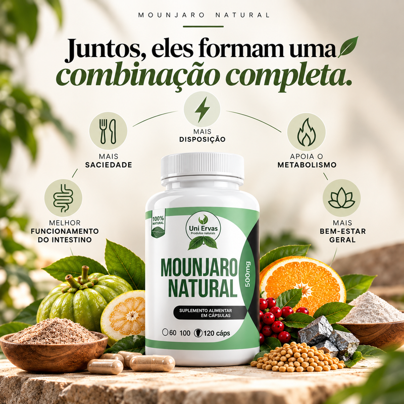 Mounjaro Natural – 120 Cápsulas